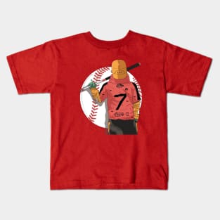 Baseball man Kids T-Shirt